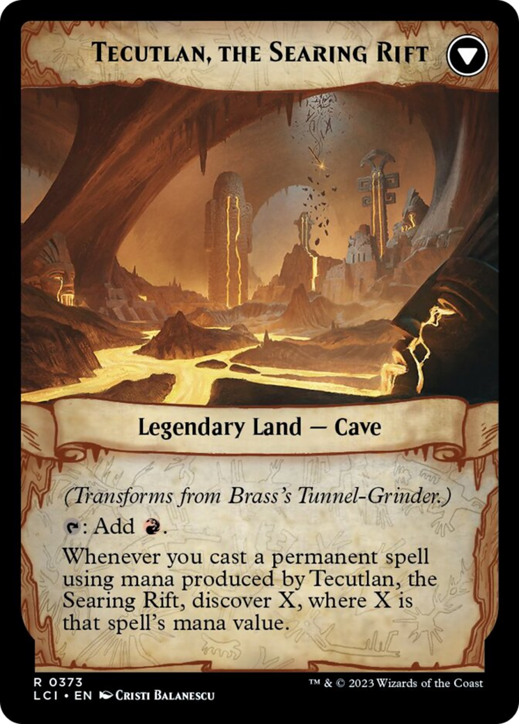 Brass's Tunnel-Grinder // Tecutlan, The Searing Rift [The Lost Caverns of Ixalan] | Webway Games