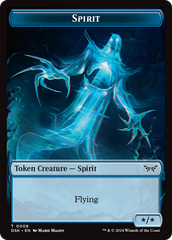 Spirit (0008) // Manifest Double-Sided Token [Duskmourn: House of Horror Tokens] | Webway Games