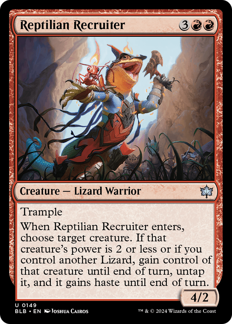 Reptilian Recruiter [Bloomburrow] | Webway Games