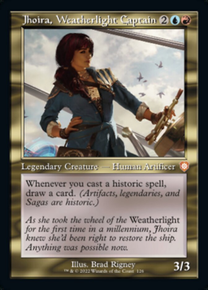 Jhoira, Weatherlight Captain (Retro) [The Brothers' War Commander] | Webway Games