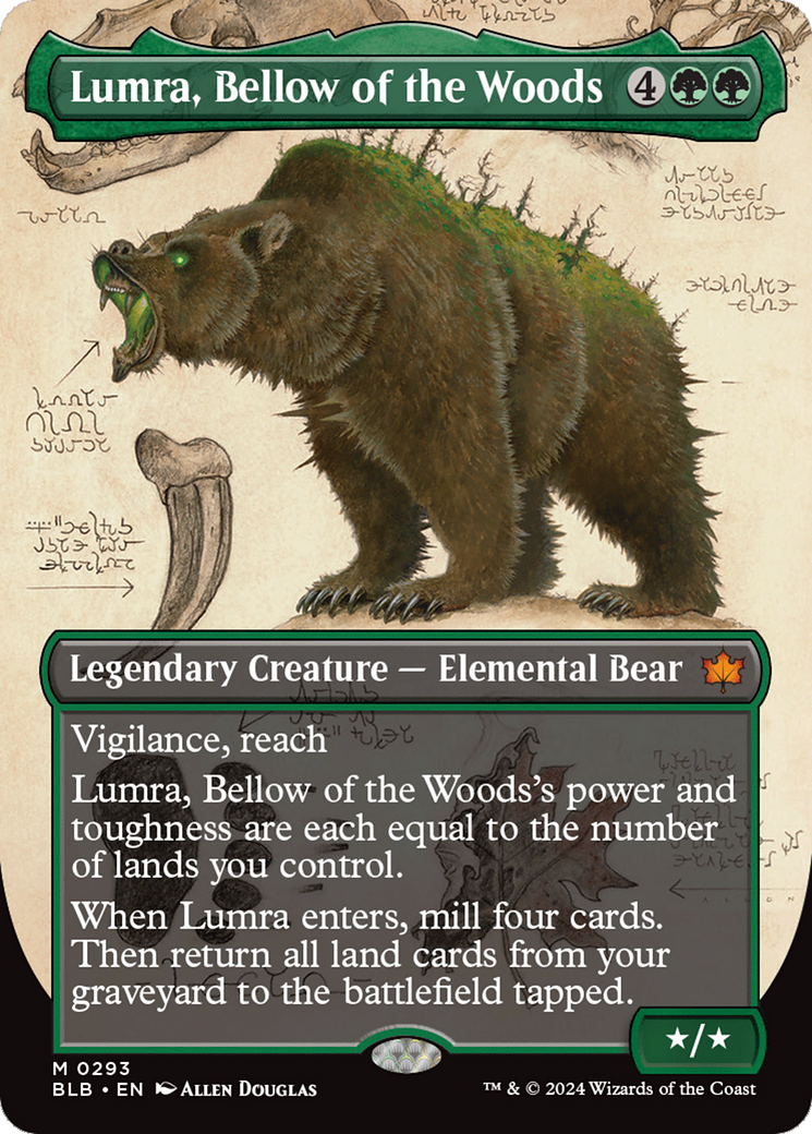 Lumra, Bellow of the Woods (Borderless) (0293) [Bloomburrow] | Webway Games