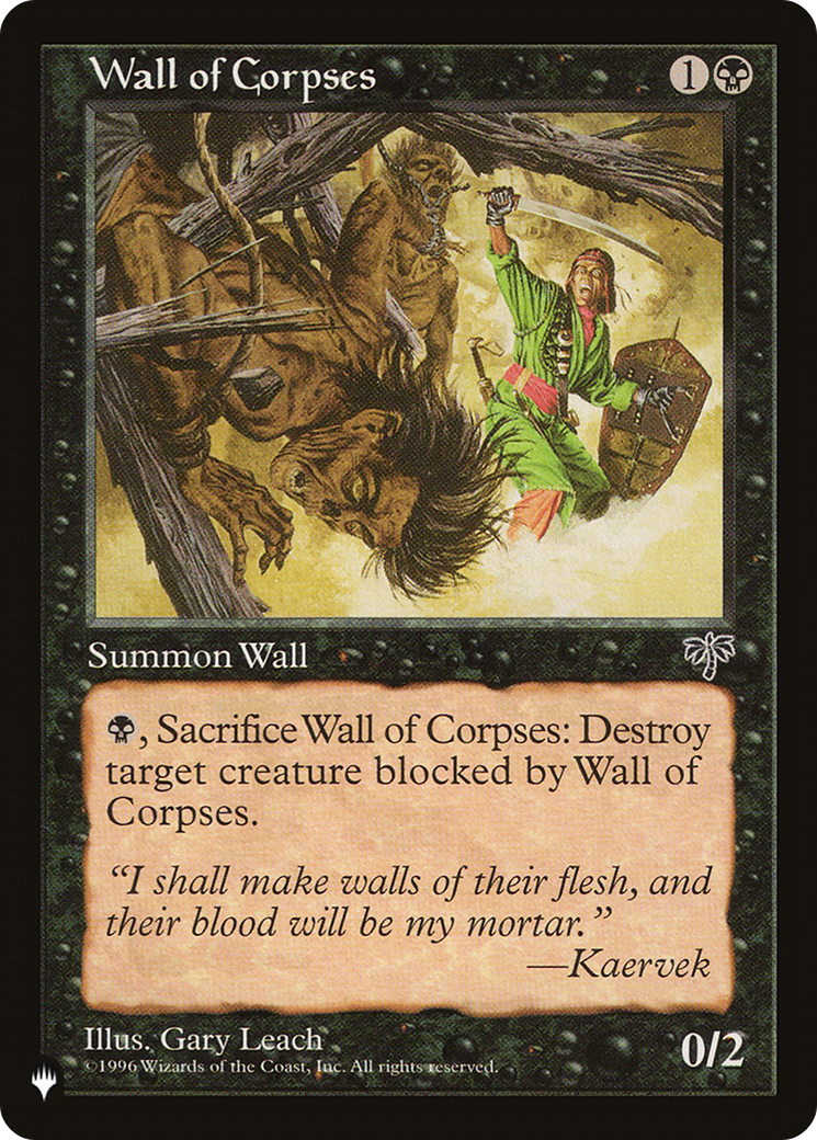 Wall of Corpses [The List] | Webway Games