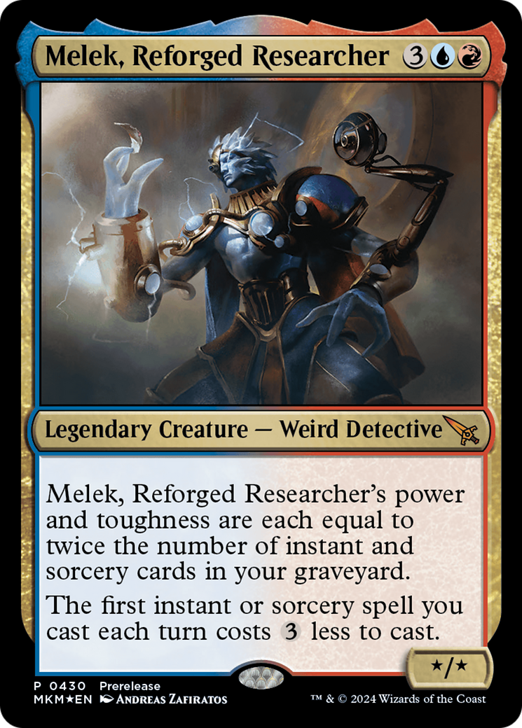 Melek, Reforged Researcher [Murders at Karlov Manor Prerelease Promos] | Webway Games
