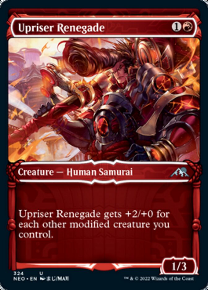 Upriser Renegade (Showcase Samurai) [Kamigawa: Neon Dynasty] | Webway Games