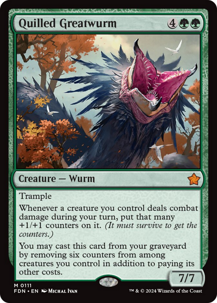 Quilled Greatwurm [Foundations] | Webway Games