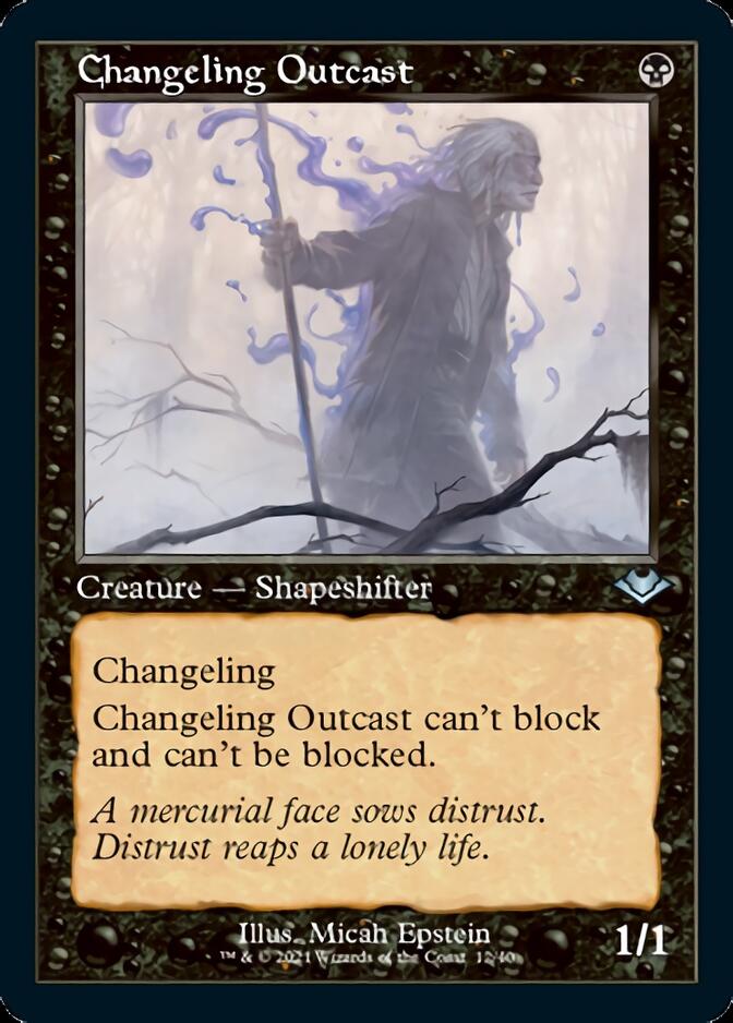 Changeling Outcast (Retro Foil Etched) [Modern Horizons] | Webway Games
