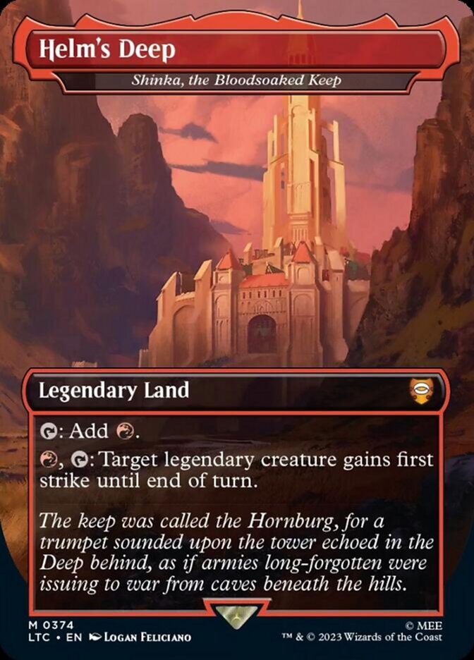Helm's Deep - Shinka, the Bloodsoaked Keep [The Lord of the Rings: Tales of Middle-Earth Commander] | Webway Games