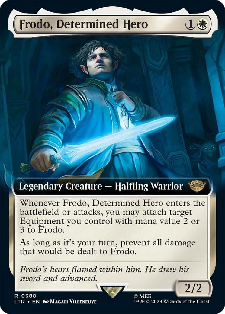 Frodo, Determined Hero (Extended Art) [The Lord of the Rings: Tales of Middle-Earth] | Webway Games