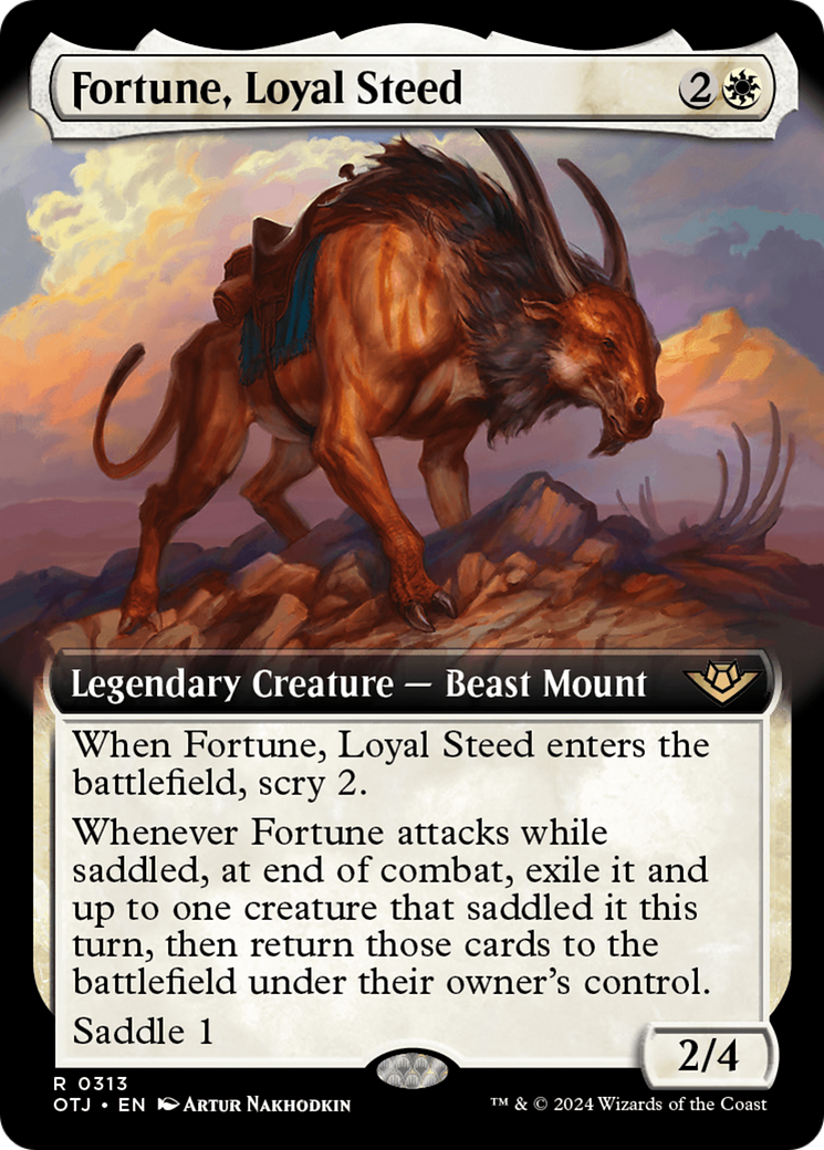 Fortune, Loyal Steed (Extended Art) [Outlaws of Thunder Junction] | Webway Games