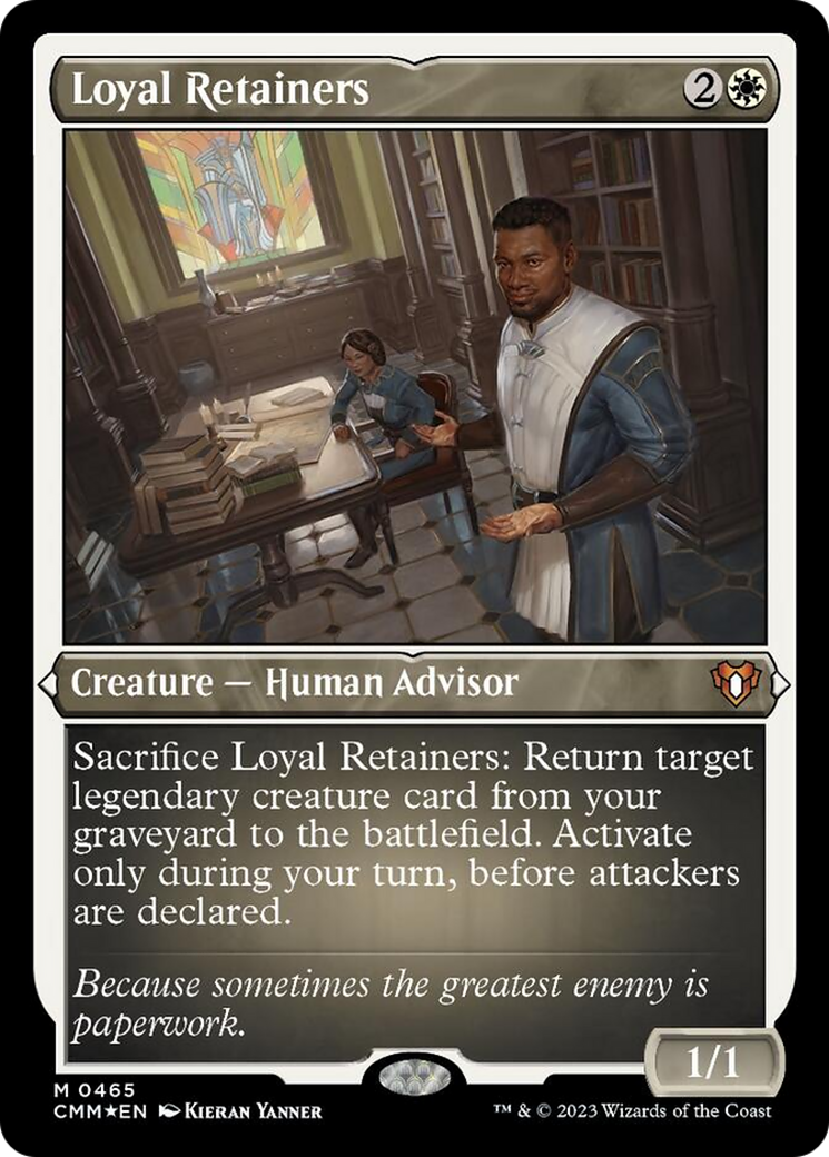 Loyal Retainers (Foil Etched) [Commander Masters] | Webway Games