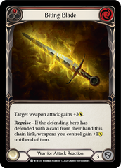 Biting Blade (Red) [U-WTR135] (Welcome to Rathe Unlimited)  Unlimited Rainbow Foil | Webway Games