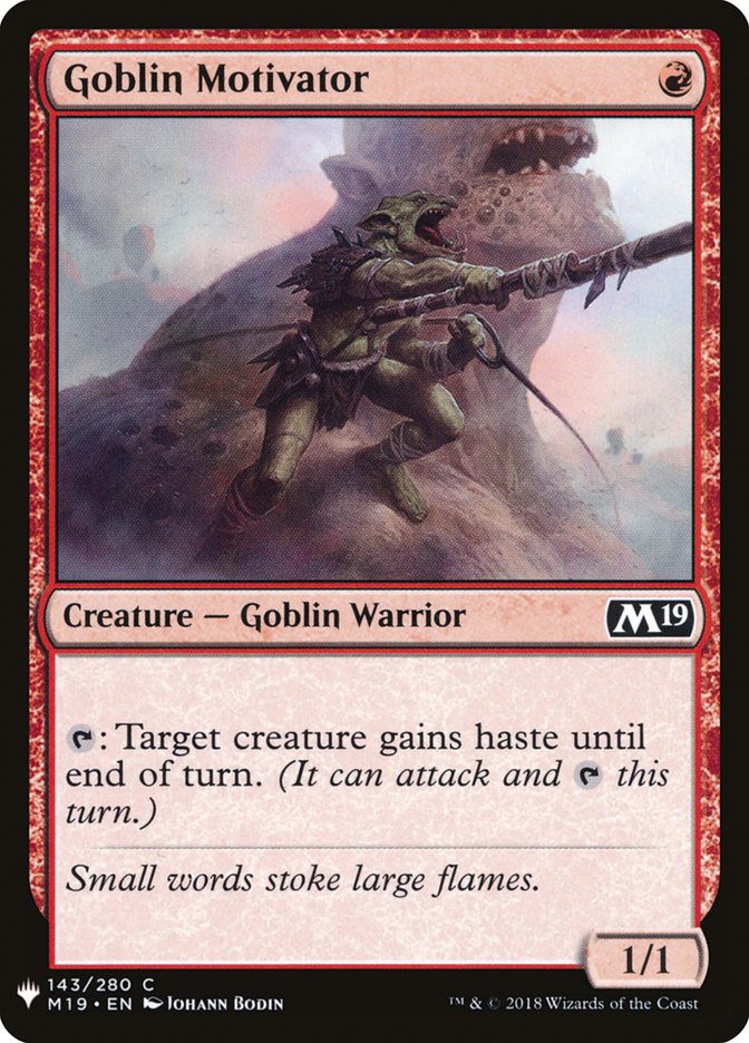Goblin Motivator [Mystery Booster] | Webway Games