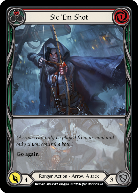 Sic 'Em Shot (Red) [LGS014-P] (Promo)  1st Edition Normal | Webway Games