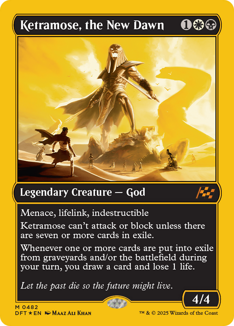 Ketramose, the New Dawn (First-Place Foil) [Aetherdrift] | Webway Games