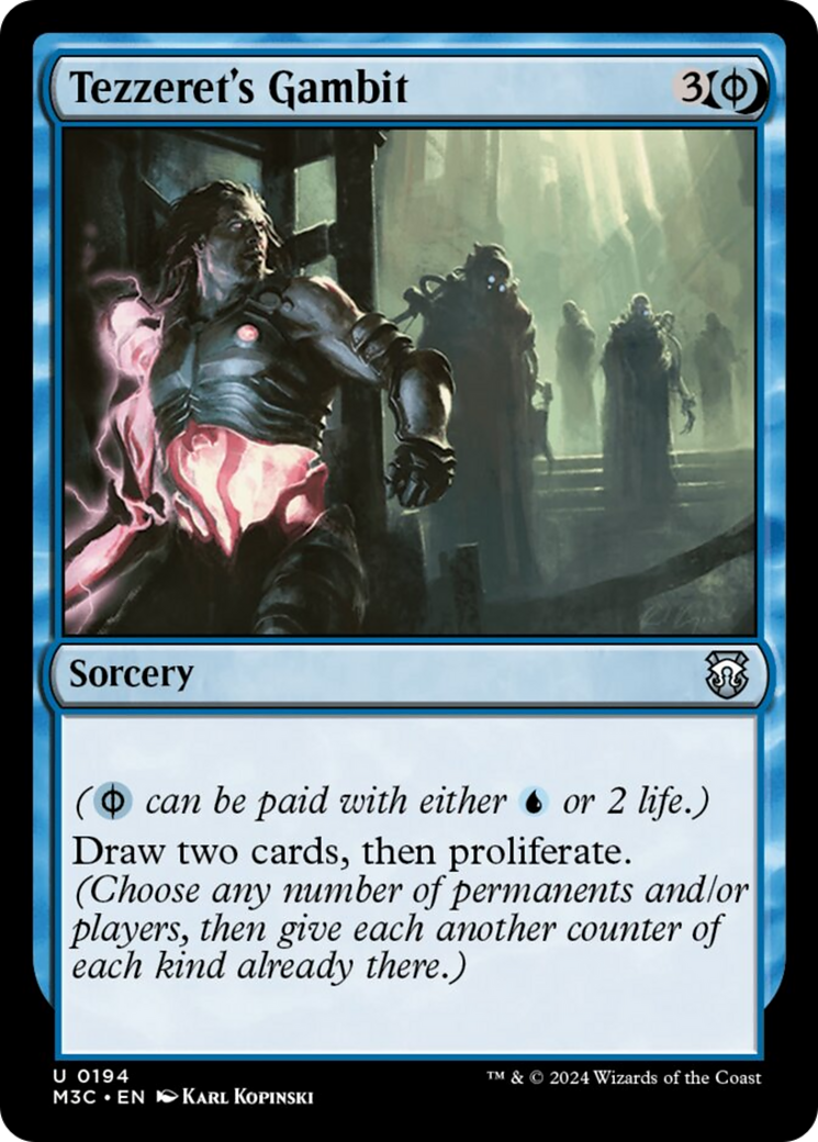Tezzeret's Gambit (Ripple Foil) [Modern Horizons 3 Commander] | Webway Games