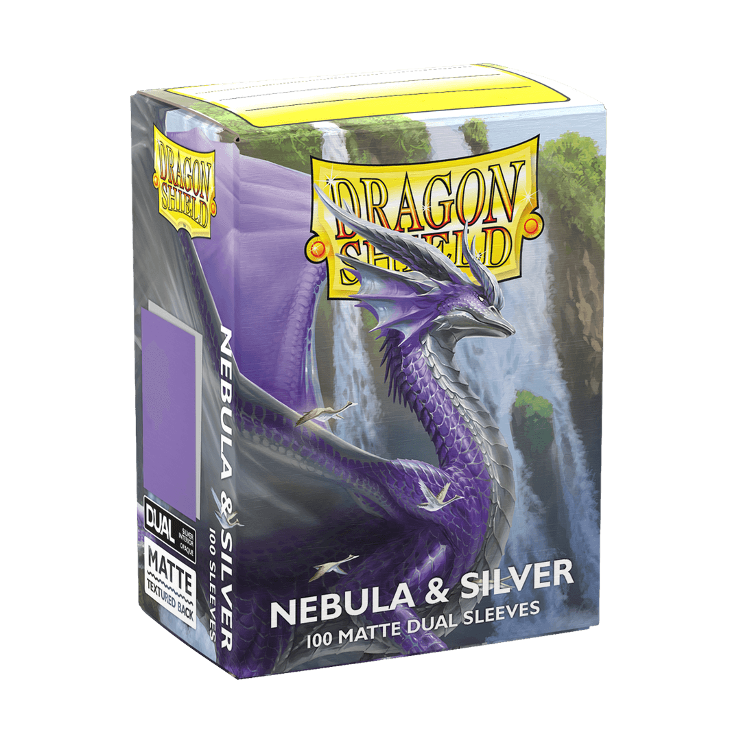 Nebula & Silver - Matte Dual Sleeves | Webway Games