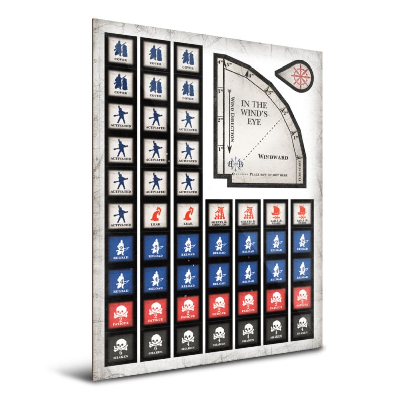 Blood and Bayonets Tokens and Rulers Set | Webway Games