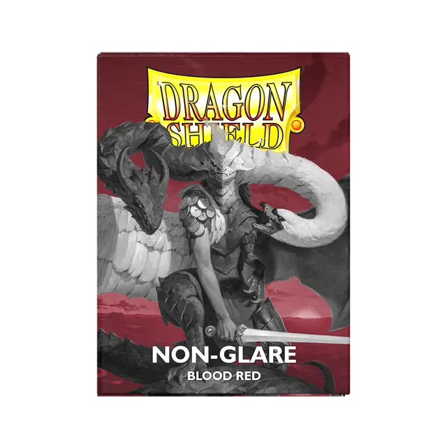 Blood Red - Matte Non-glare Sleeves | Webway Games
