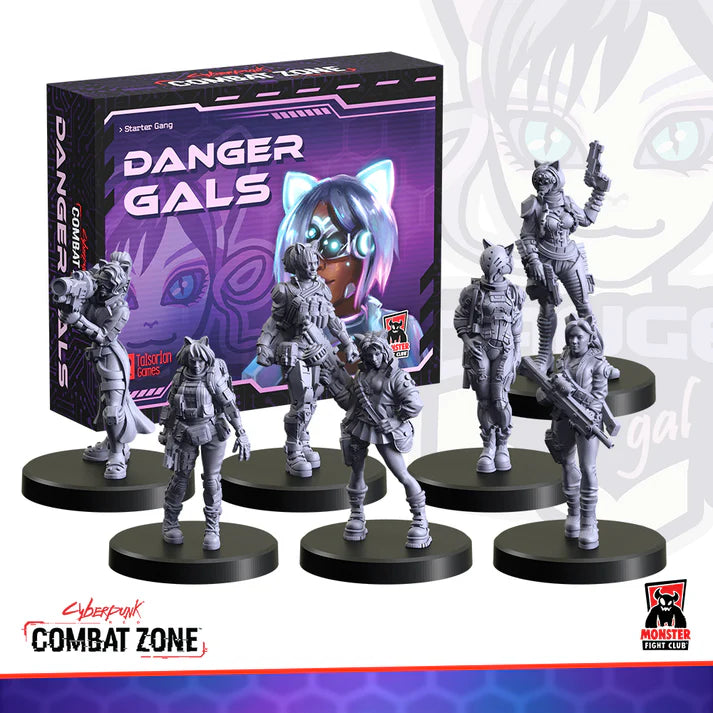 Combat Zone: Danger Gals Starter Gang | Webway Games
