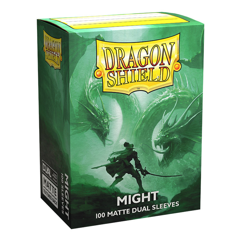 Might - Dual Dragon Shield Sleeves - Standard Size | Webway Games