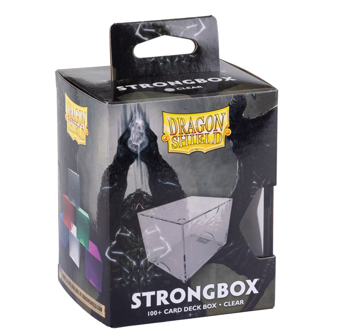 Dragon Shield Deckbox: 100+ Strongbox Clear | Webway Games