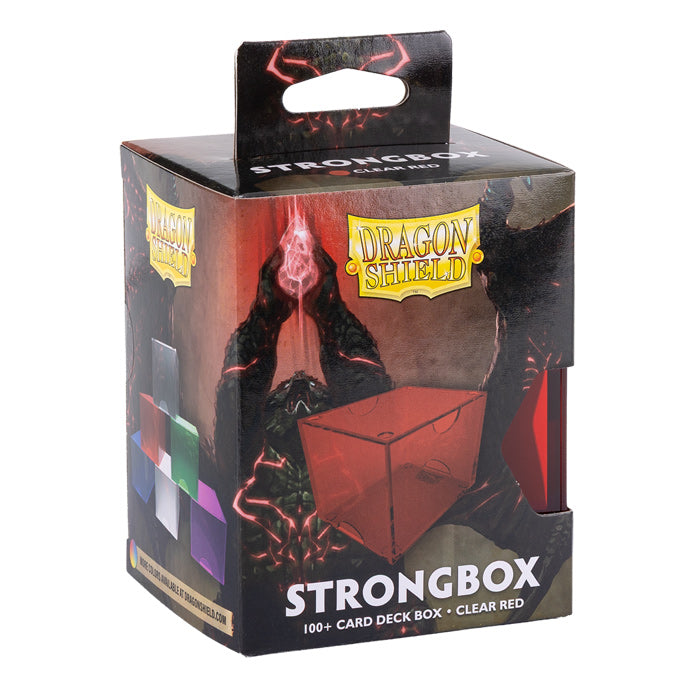 Dragon Shield Deckbox: 100+ Strongbox Red | Webway Games