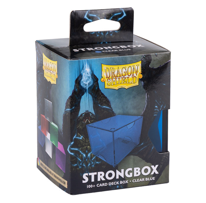 Dragon Shield Deckbox: 100+ Strongbox Blue | Webway Games