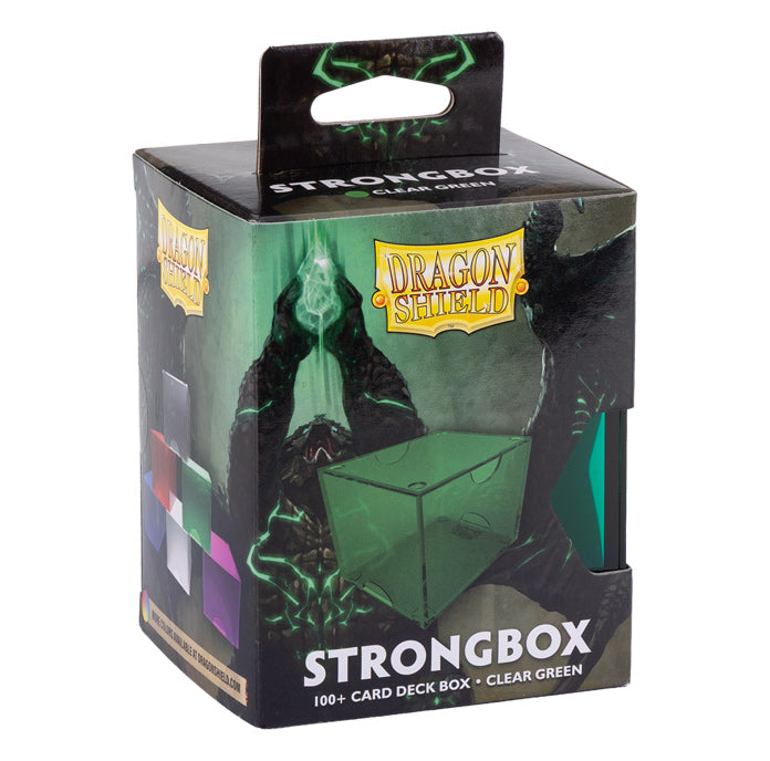 Dragon Shield Deckbox: 100+ Strongbox Green | Webway Games