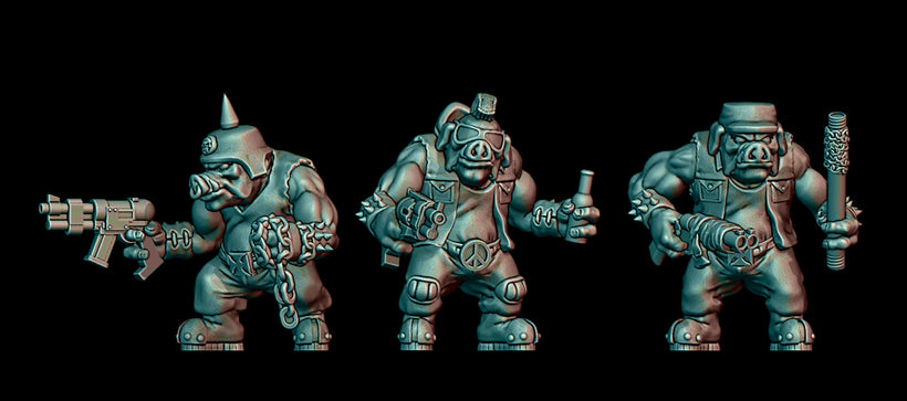 GLORY HOGS – 5 MULTIPART MODELS | Webway Games