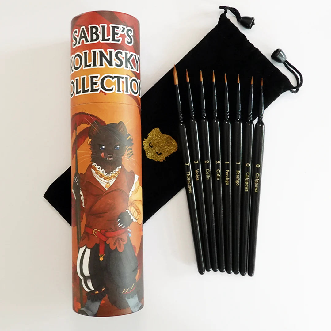 Kolinsky Sable Brush Set Collection | Webway Games