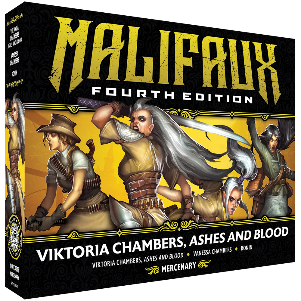 Malifaux Fourth Edition: Viktoria Chambers, Ashes and Blood