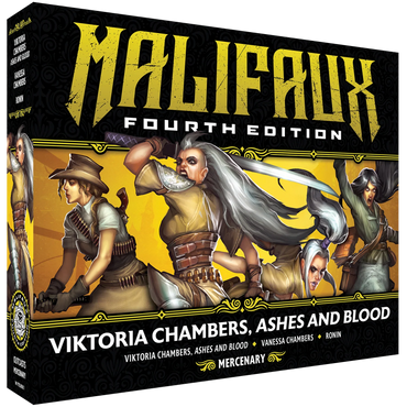 Malifaux Fourth Edition: Viktoria Chambers, Ashes and Blood
