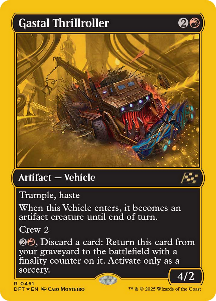 Gastal Thrillroller (First-Place Foil) [Aetherdrift] | Webway Games
