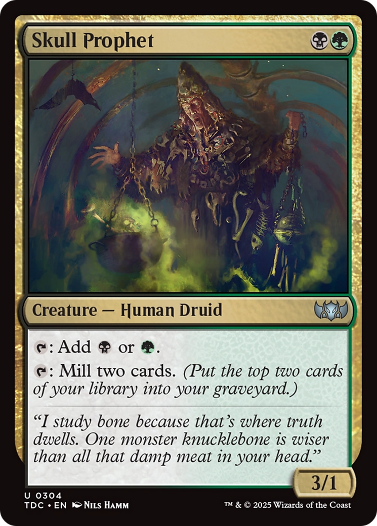 Skull Prophet [Tarkir: Dragonstorm Commander] | Webway Games