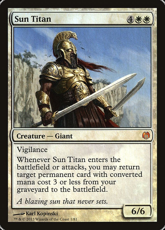 Sun Titan [Duel Decks: Heroes vs. Monsters] | Webway Games