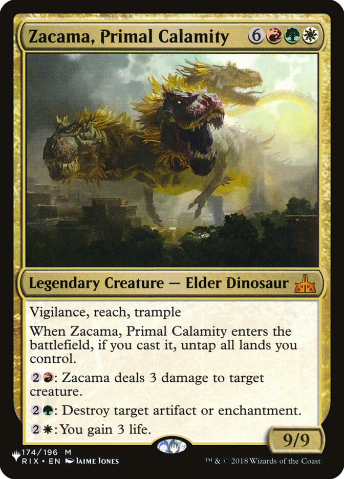 Zacama, Primal Calamity [The List] | Webway Games