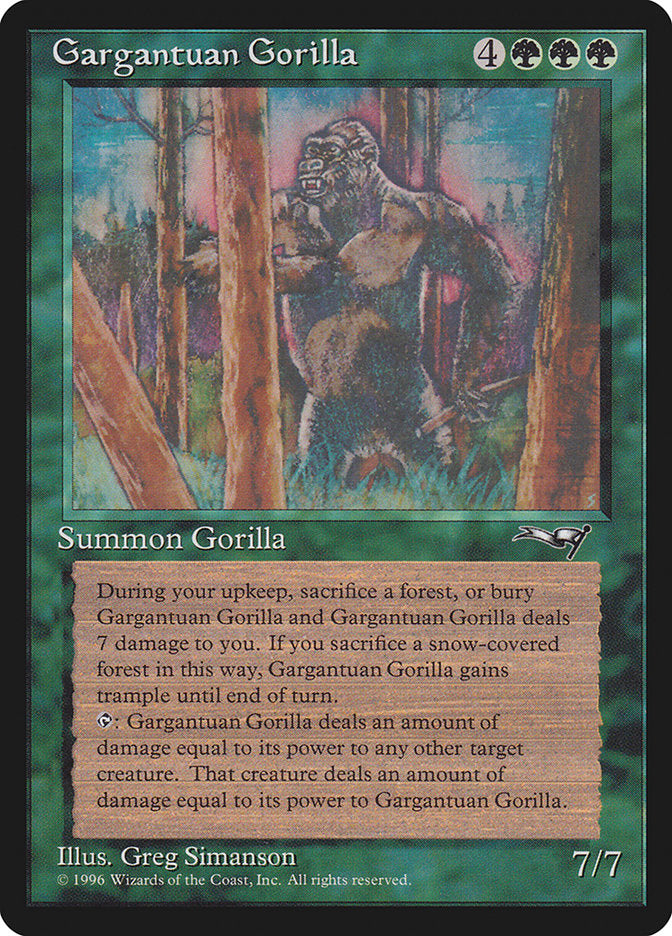 Gargantuan Gorilla [Alliances] | Webway Games