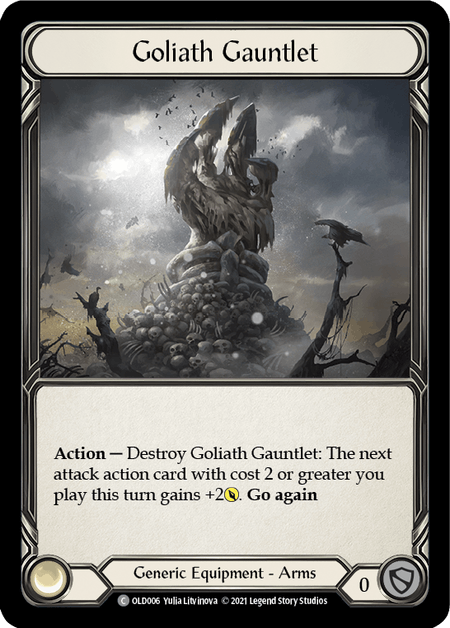 Goliath Gauntlet [OLD006] (Tales of Aria Oldhim Blitz Deck)  1st Edition Normal | Webway Games