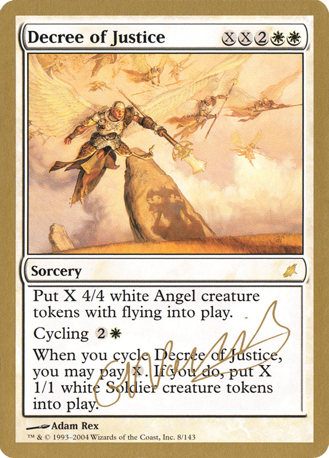 Decree of Justice (Gabriel Nassif) [World Championship Decks 2004] | Webway Games