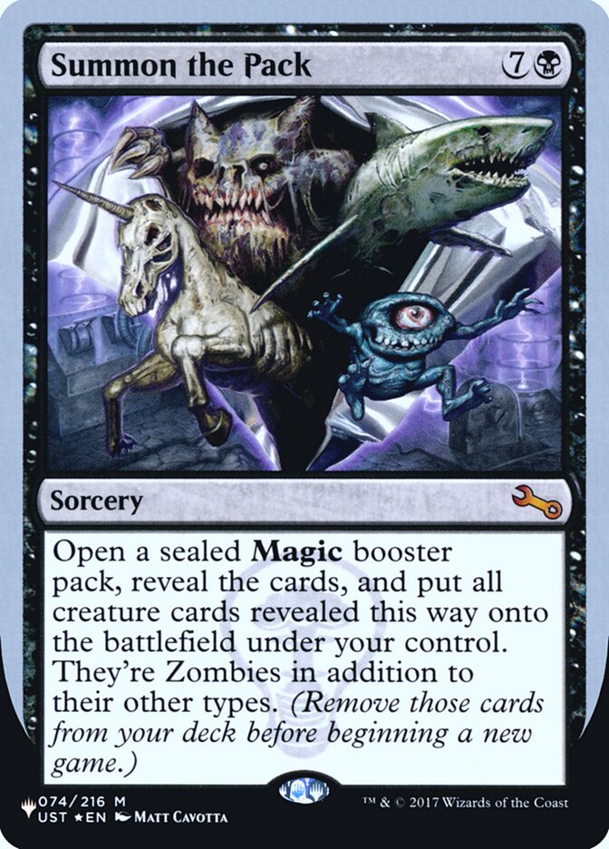 Summon the Pack (Unfinity Foil Edition) [The List] | Webway Games