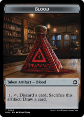 Blood // Plot Double-Sided Token [Outlaws of Thunder Junction: The Big Score Tokens] | Webway Games