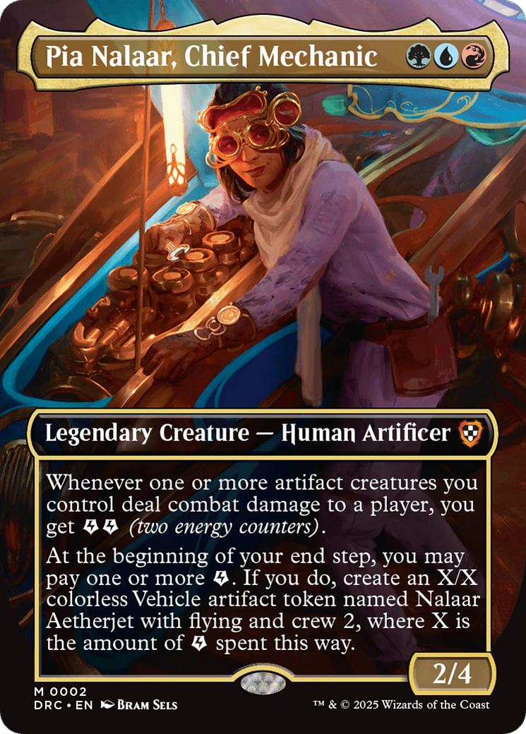 Pia Nalaar, Chief Mechanic (Borderless) [Aetherdrift Commander] | Webway Games