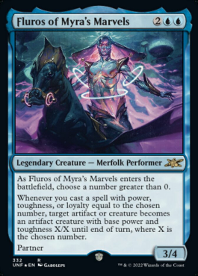 Fluros of Myra's Marvels (Galaxy Foil) [Unfinity] | Webway Games