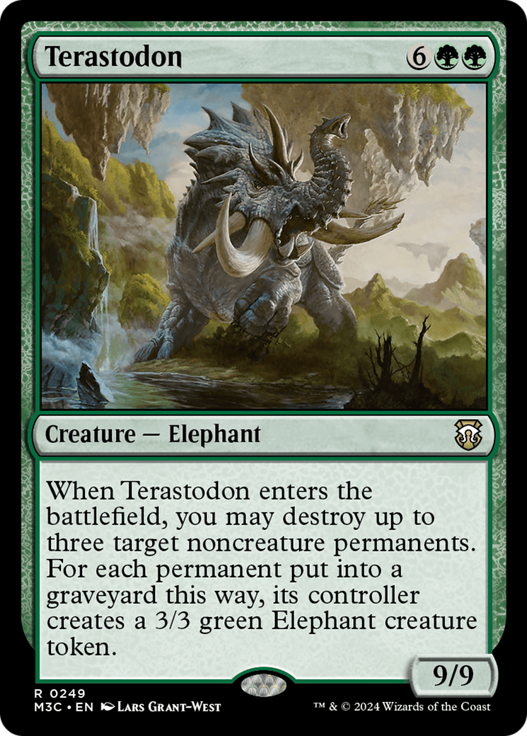 Terastodon (Ripple Foil) [Modern Horizons 3 Commander] | Webway Games