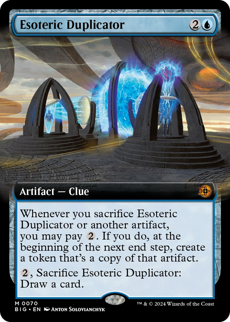 Esoteric Duplicator (Extended Art) [Outlaws of Thunder Junction: The Big Score] | Webway Games