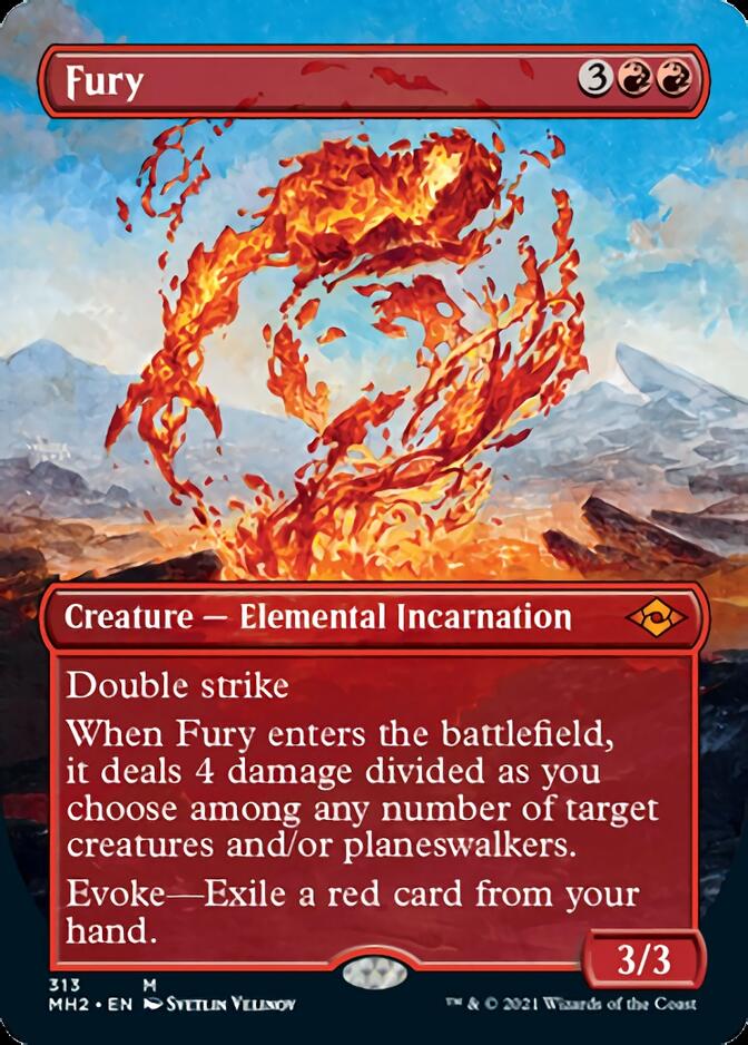 Fury (Borderless Alternate Art) [Modern Horizons 2] | Webway Games