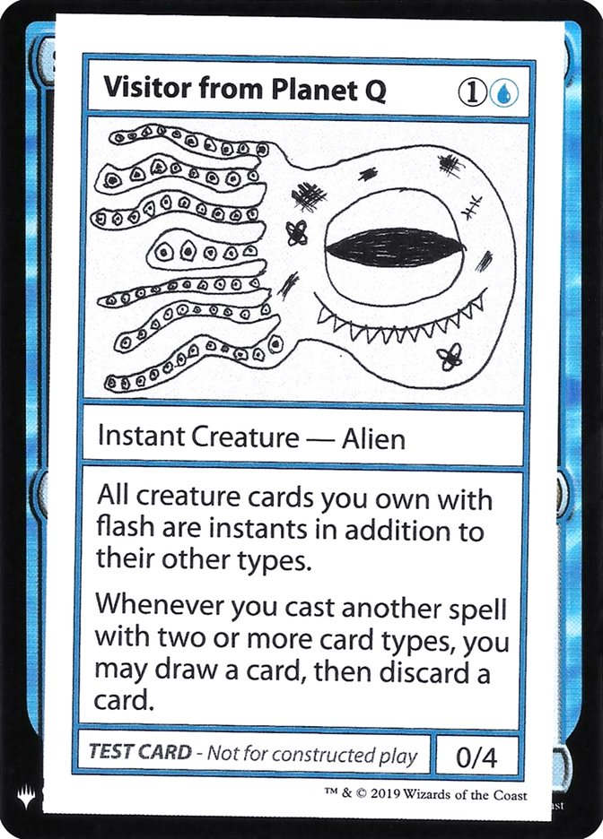 Visitor from Planet Q [Mystery Booster Playtest Cards] | Webway Games