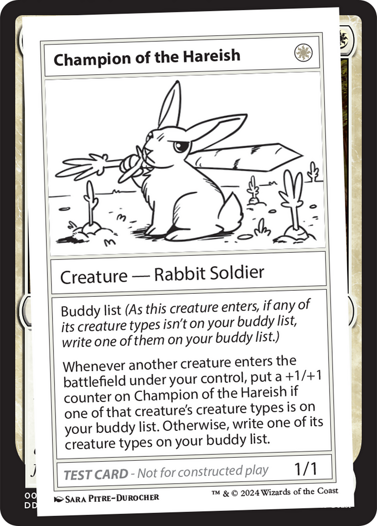 Champion of the Hareish [Mystery Booster 2 Playtest Cards] | Webway Games