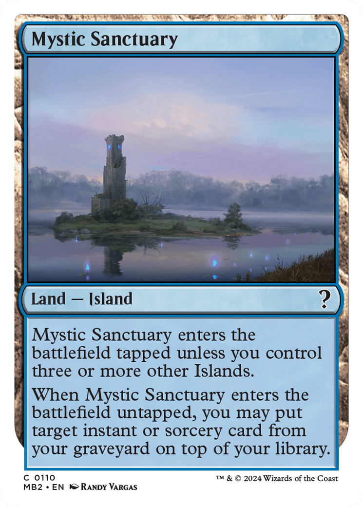 Mystic Sanctuary (White Border) [Mystery Booster 2] | Webway Games