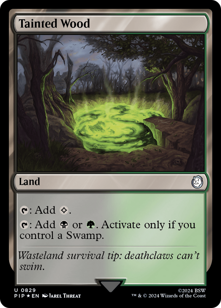 Tainted Wood (Surge Foil) [Fallout] | Webway Games